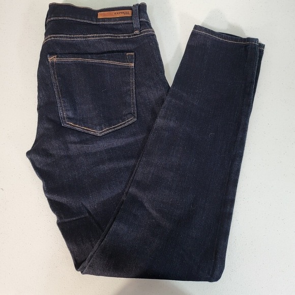 Express Jeans Dark Wash Denim Modern Skinny Everyday Casual Size - Picture 2 of 8